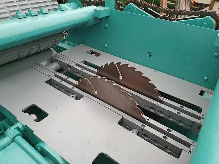 Used Söderhamn( Kockums )Edger 511-A with complete automatic mechanization