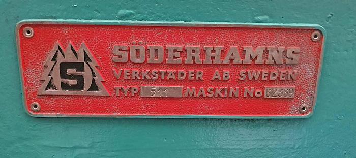 Used Söderhamn( Kockums )Edger 511-A with complete automatic mechanization
