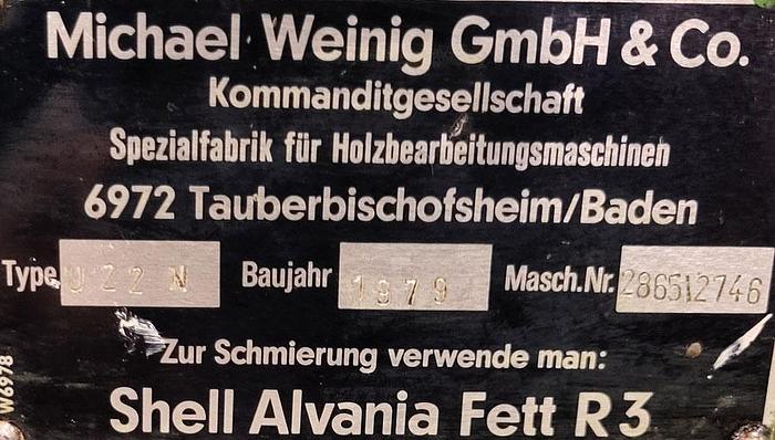 Used WEINIG Unimat 22N, 7 spindles