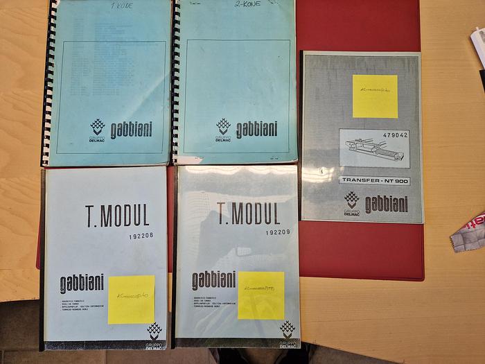 Used GABBIANI Double end Tenoner Line, T Modul