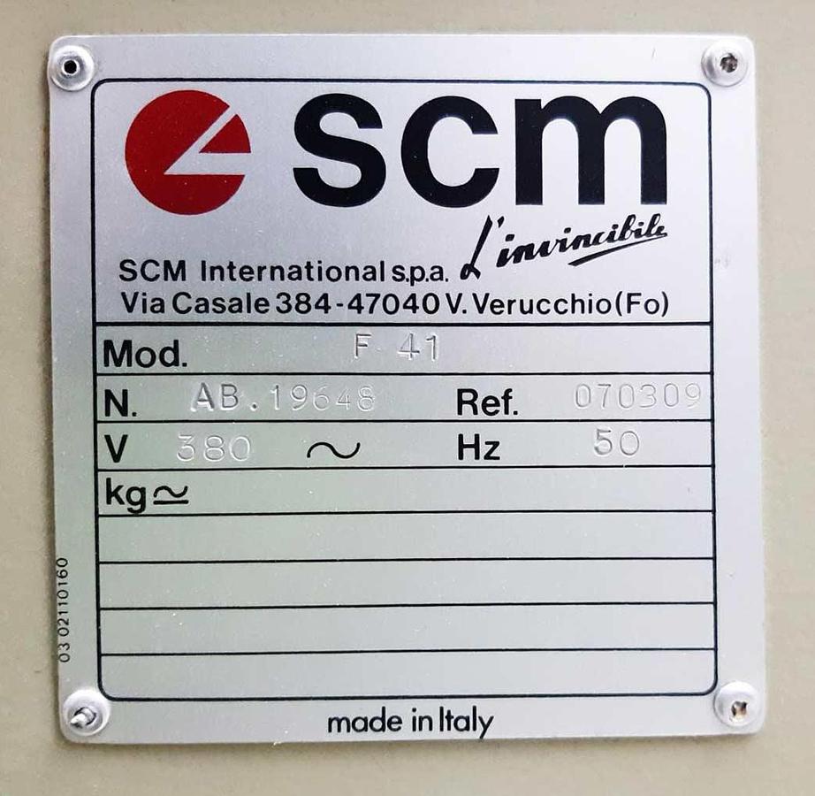 Used SCM F41 Surface planer