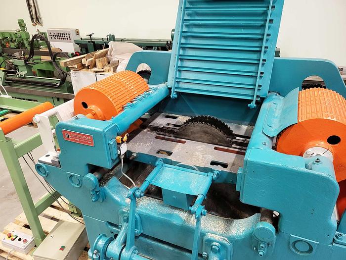 Used Söderhamn( Kockums )Edger 511-A with complete automatic mechanization