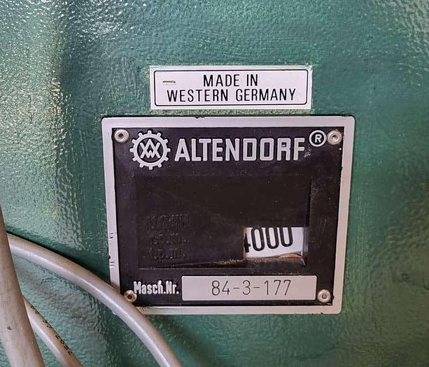 Used Format panelsaw ALTENDORF F90, 