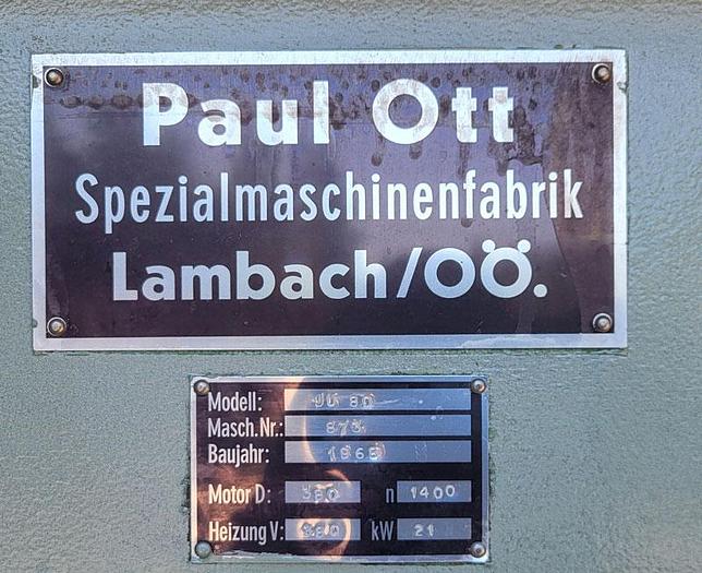 Used OTT veneer press JU 80