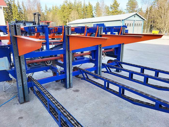 Used ALMAB Kujakon SSHK-5 Stacking line for sawn timber 6m