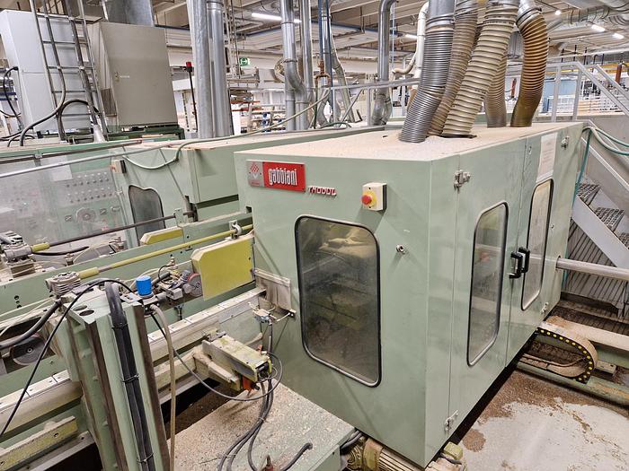 Used GABBIANI Double end Tenoner Line, T Modul