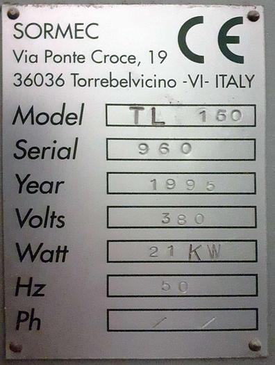 Used Veneer press Sormec TL150 ( 350 x 130cm )