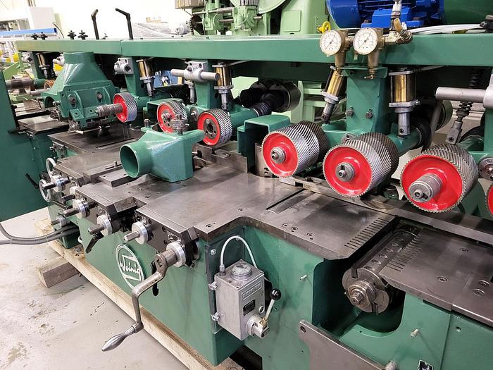 Used 1984 Weinig Germany Four side planer / moulder Unimat 22N, 7 spindles