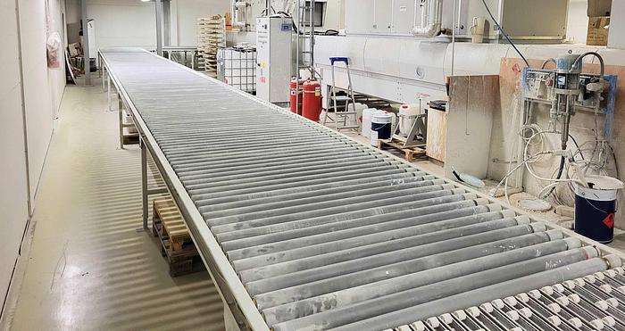 Used Motorised roller table 19.3000mm