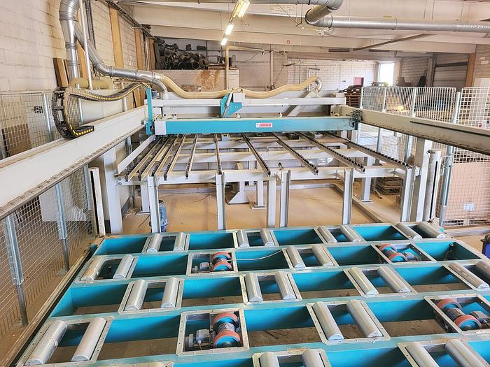 Used GIBEN Prismatic 301 SPT beam saw with lifting table