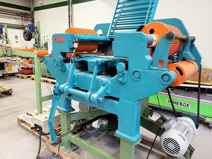 Used Söderhamn( Kockums )Edger 511-A with complete automatic mechanization