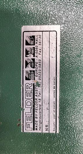 Used FELDER Industrial Feeder Variofeed 4
