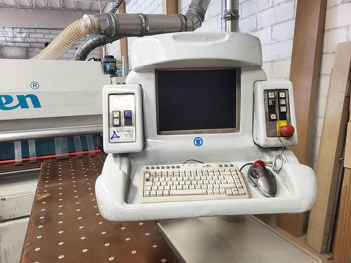 Used GIBEN Prismatic 301 SPT beam saw with lifting table