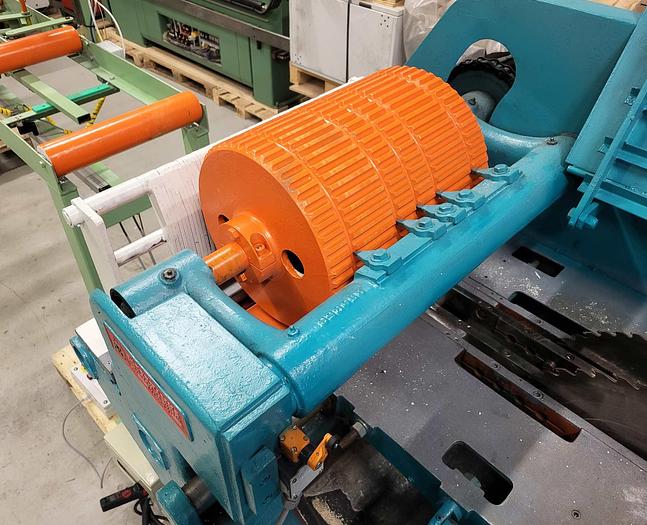 Used Söderhamn( Kockums )Edger 511-A with complete automatic mechanization