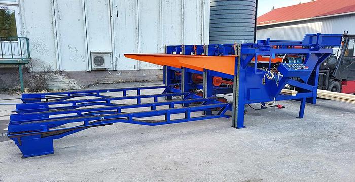 Used ALMAB Kujakon SSHK-5 Stacking line for sawn timber 6m