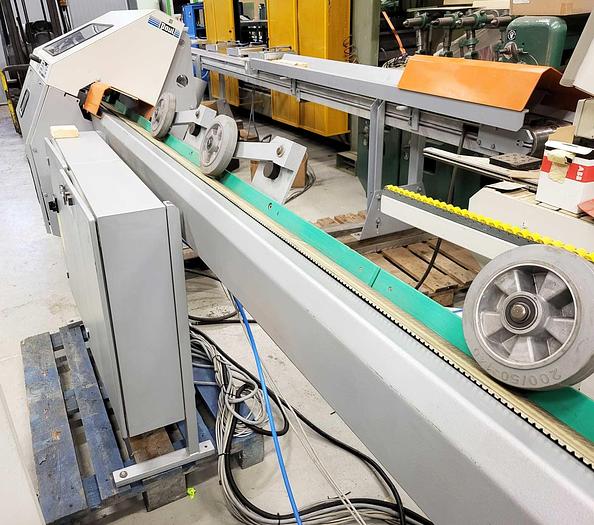 Used PAUL MKL11 CNC full optimisation cross-cut saw line