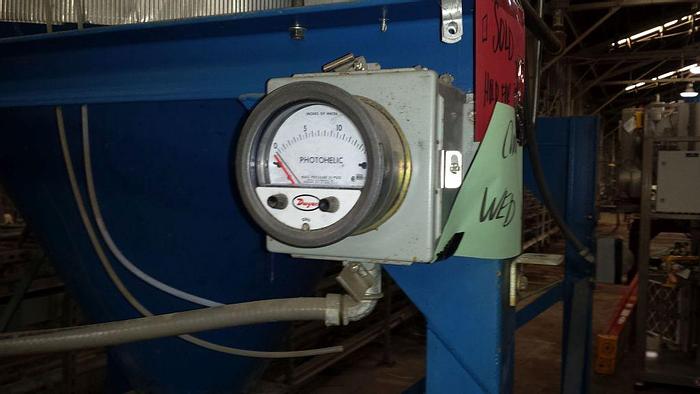 Used Dust Collector, Baghouse, 125 SF, 40" X 40" X 84", C/st #S740380