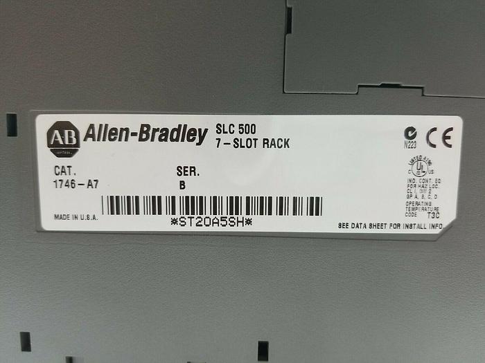 Used Allen Bradley 1746-P2 Ser C, 1746-A7 SER B, 1746-IB16 SER C
