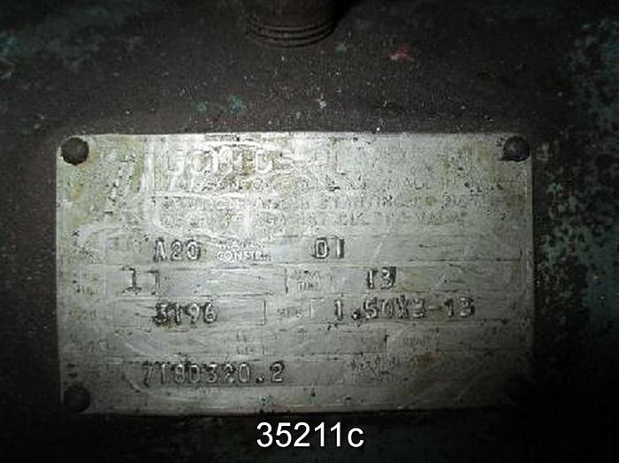 Used Goulds 3196 1.5x3x13 Pump #35211