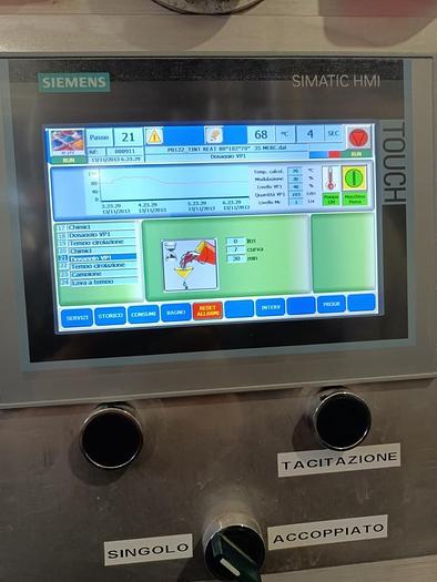 Used Jet dyeing BRAZZOLI SATURNO year 2001 450 + 450 Kgs