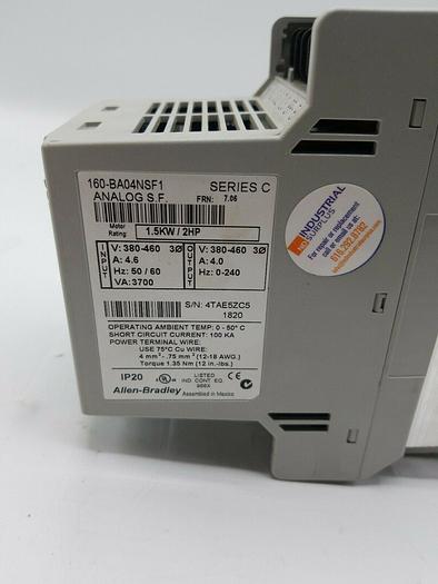 Used Allen Bradley 160-BA04NSF1 Ser C