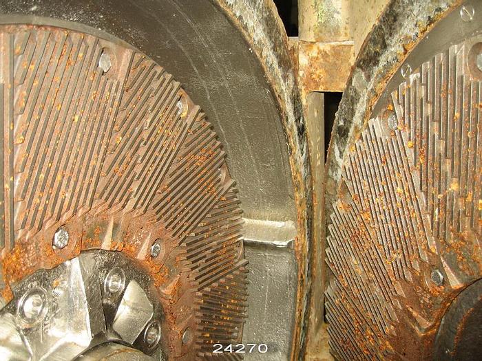 Used Beloit Jones DD3000 Double Disc 34" Beloit Jones Refiner, Dd3334, With A 1.5 Hp, 1620 Rpm, 550 Volt, 3 Phase Set Up Motor #24270