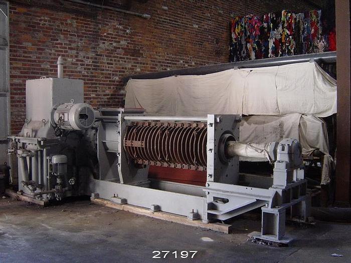 Used French Oil Mill Mach D-55 Model D-55 Screw Press #27197