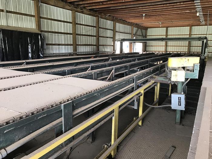 Used Corley Automated Lumber Stacking & De-Sticking Line