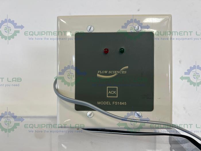 Used Flow Sciences FS2015 BKGVA 3 Ft Top Mount Vented Balance Safety Enclosure