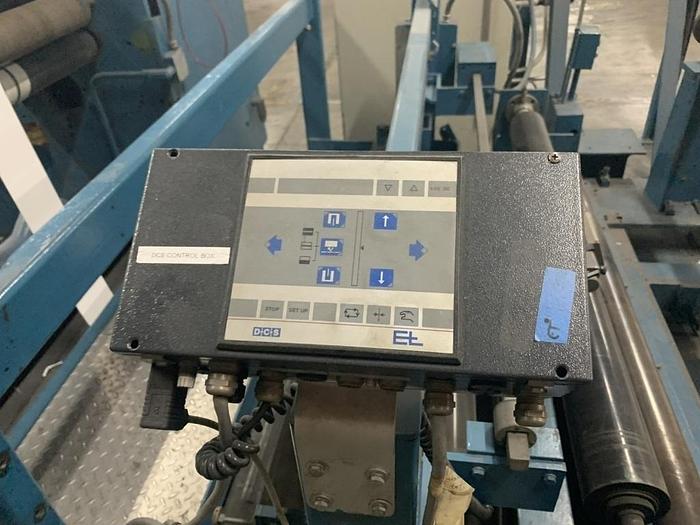 Used 45" WIDE DUSENBERY MODEL 815 DUPLEX SLITTER REWINDER 24" REWIND DIAMETERS