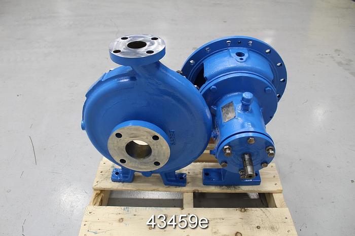 Used Goulds 3196 2x3x13 Pump, Stainless Steel Casing, Stuffing Box, and 5-Vane Impeller #43459