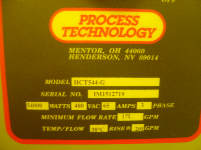 Used Process Technology  H2OT SHOT (HC Series) Instantaneous Water Heater