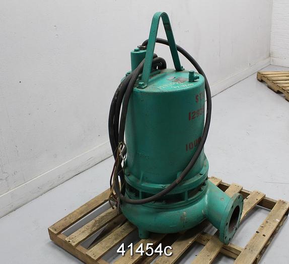 Used Barnes 6SE18044L Submersible Pump, 6" Inlet, 9.6" Impeller #41454