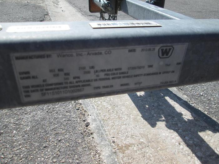 Used Wanco Galvanized Arrow Board