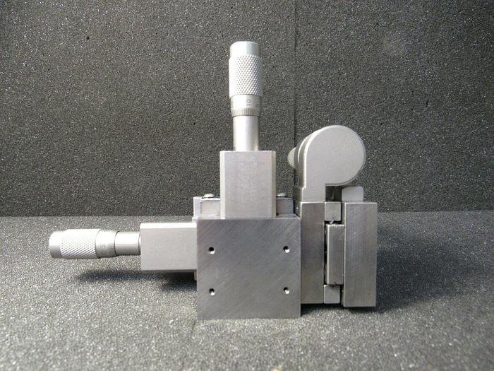 Used Newport ULTRAlign 561D-XYZ Translation Stage & 3 SM-13 Micrometers