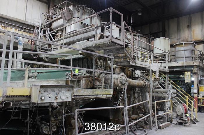Used Beloit Tissue Machine 100" Web 96" Trim, 4000FPM, 75 TPD #38012