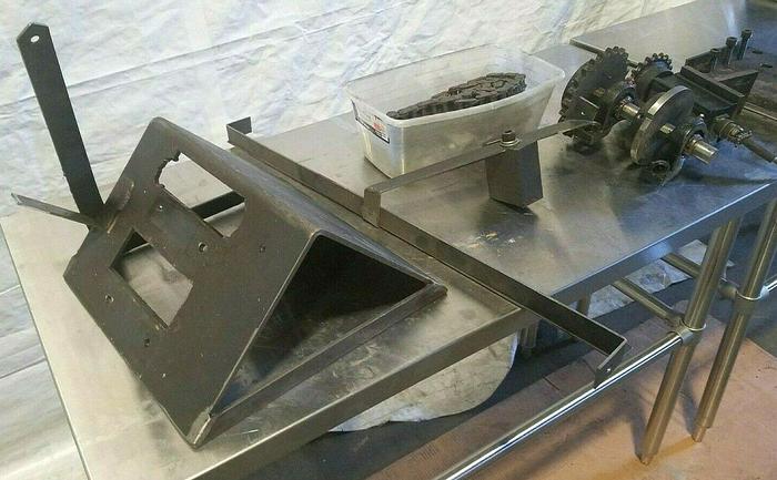 Used Triad Motor Mount and Idlers for chain drive w/ pillow boxes sprockets Complete