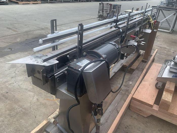 Used Filler, Auger, Nalbach, Mdl NAF-1000, S/st, 1-Head, Conveyor #S744326