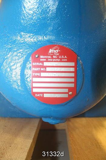 Unused ImoAG3DB-312 Three Screw Pump #31332