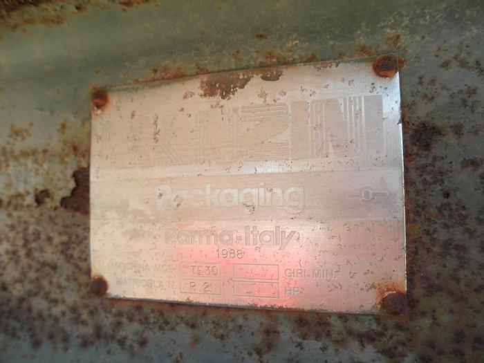 Used Pulper, Finisher, Manzini, TE30, Turbo Finisher, 40 HP, #S741834