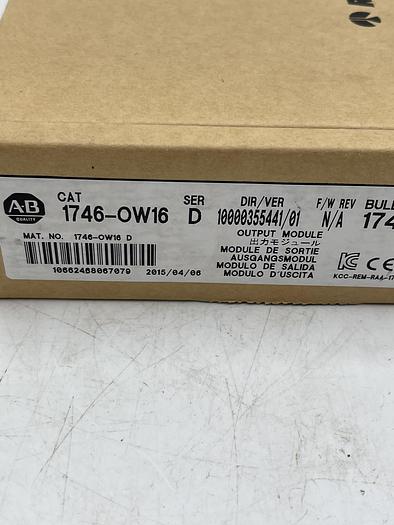 ALLEN-BRADLEY 1746-OW16 Ser D 