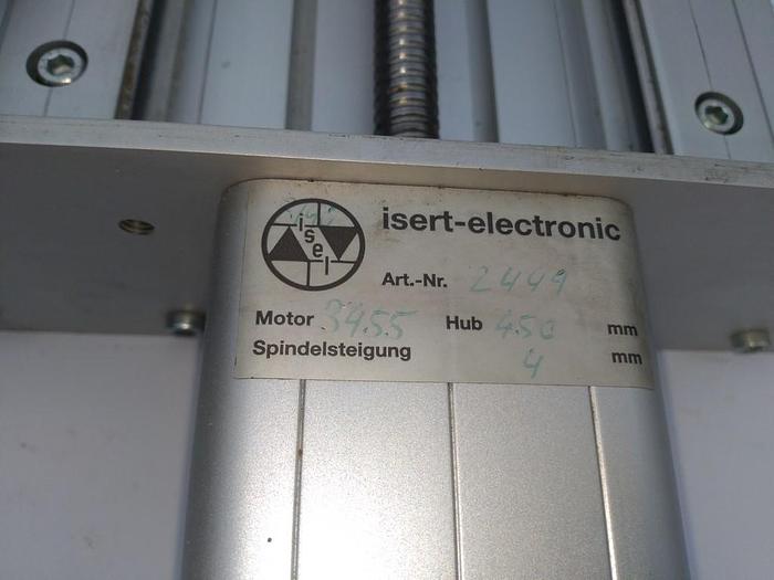 Gebraucht Linearantrieb mit gelagerter Linearführung und Schrittmotor,  Isel /Isert electronic