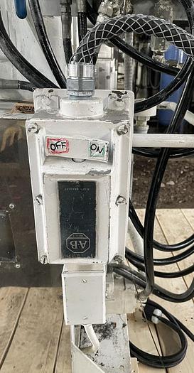 Used 3 GALLON MYERS TRIPLE SHAFT VACUUM MIXER - S/S - VACUUM - JACKETED - 2 MIX CANS