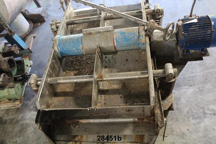 Used Black Clawson Wandel 4 Black Clawson Vibrating S #28451