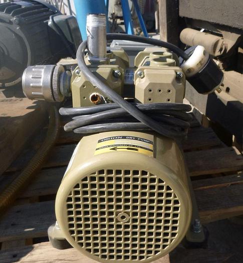 Used Pump, Vacuum, 2 HP, Dry Vane, Orion, Mdl KRX-6 #S744412