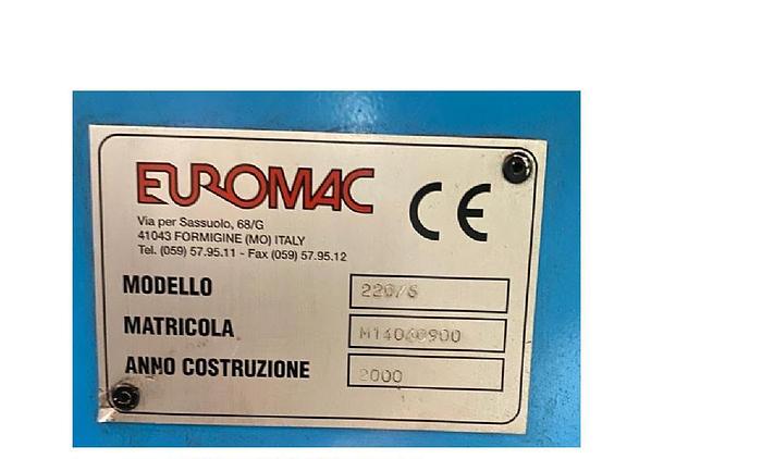 Usato SCANTONATRICE/PUNZONATRICE IDRAULICA EUROMAC AV 200/6R