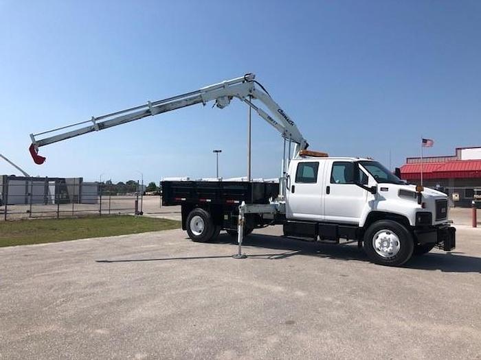 Used 2008 GMC 7500 Crew Cab Dump Bed 9,590 lb Knuckle Boom - C08711