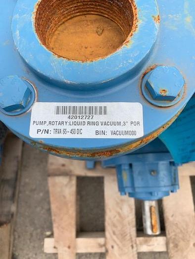 Used Pompetravaini 3" Single Stage Liquid Ring Vacuum Pump