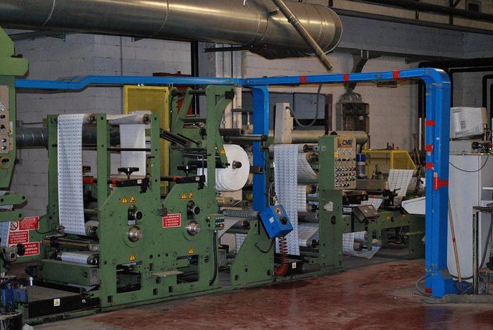 Used CMR Rotolabel 500 – 6 col. rotogravure printing machine