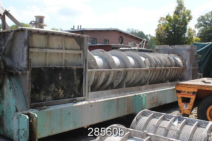 Used Andritz/Dupps 3620 Dewatering Screw Press With Falk Gear Box #28560